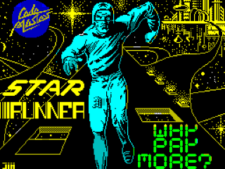 Star Runner title screen for ZX Spectrum